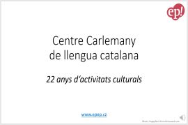 22 anys d’activitats culturals